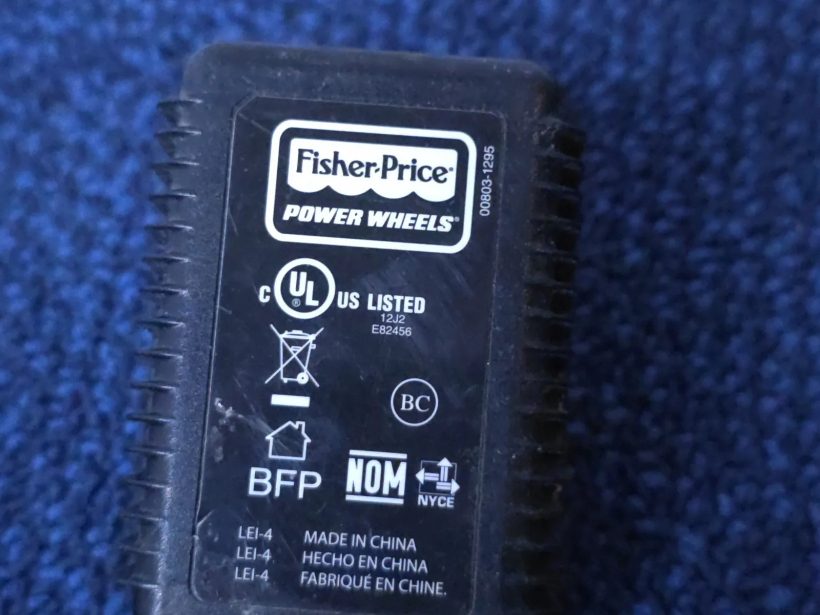 12 Volt 12V Battery Charger and Cord for Power Wheels Battery Replacement - Image 2