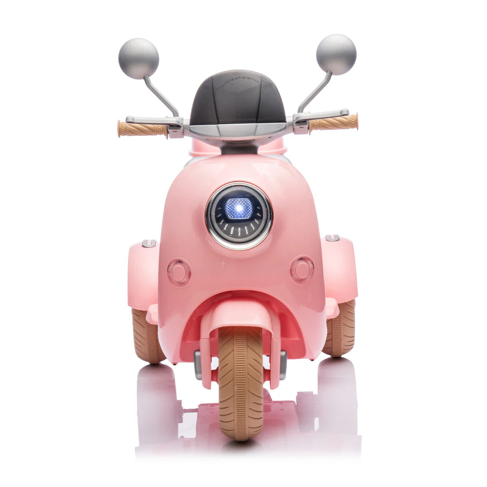 12V 2-Seater Electric Ride-On Motorcycle with LED Headlight for Kids Ages 3-6 - Image 12