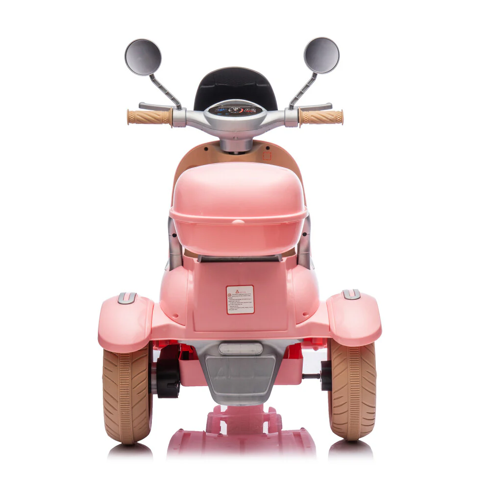 12V 2-Seater Electric Ride-On Motorcycle with LED Headlight for Kids Ages 3-6 - Image 13