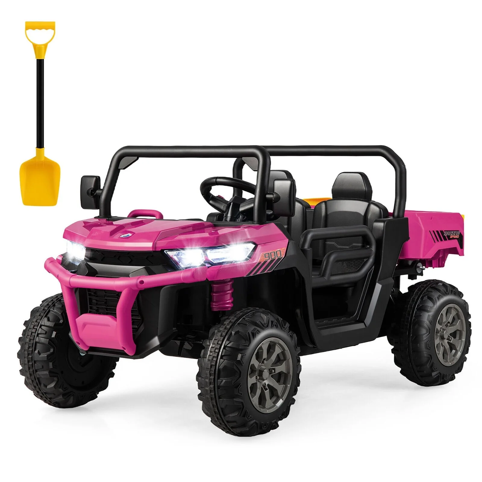 12V 2-Seater Electric Ride-On UTV Dump Truck with Remote Control and Dump Bed - Image 6