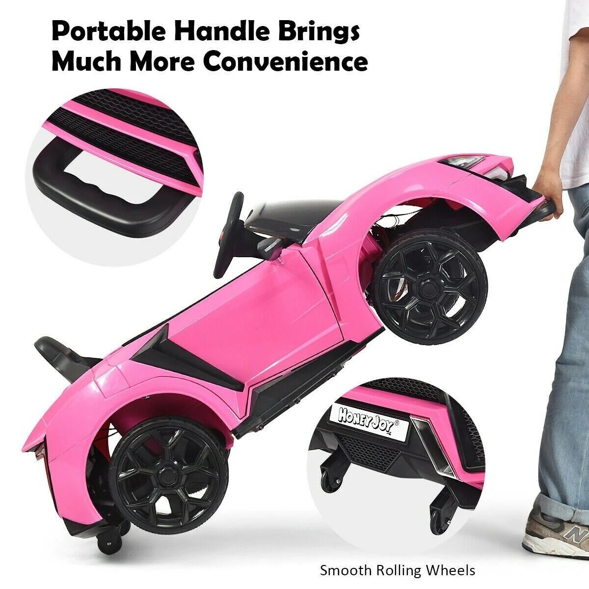 12V 2.4G Remote Control Electric Car with Illumination - Image 9