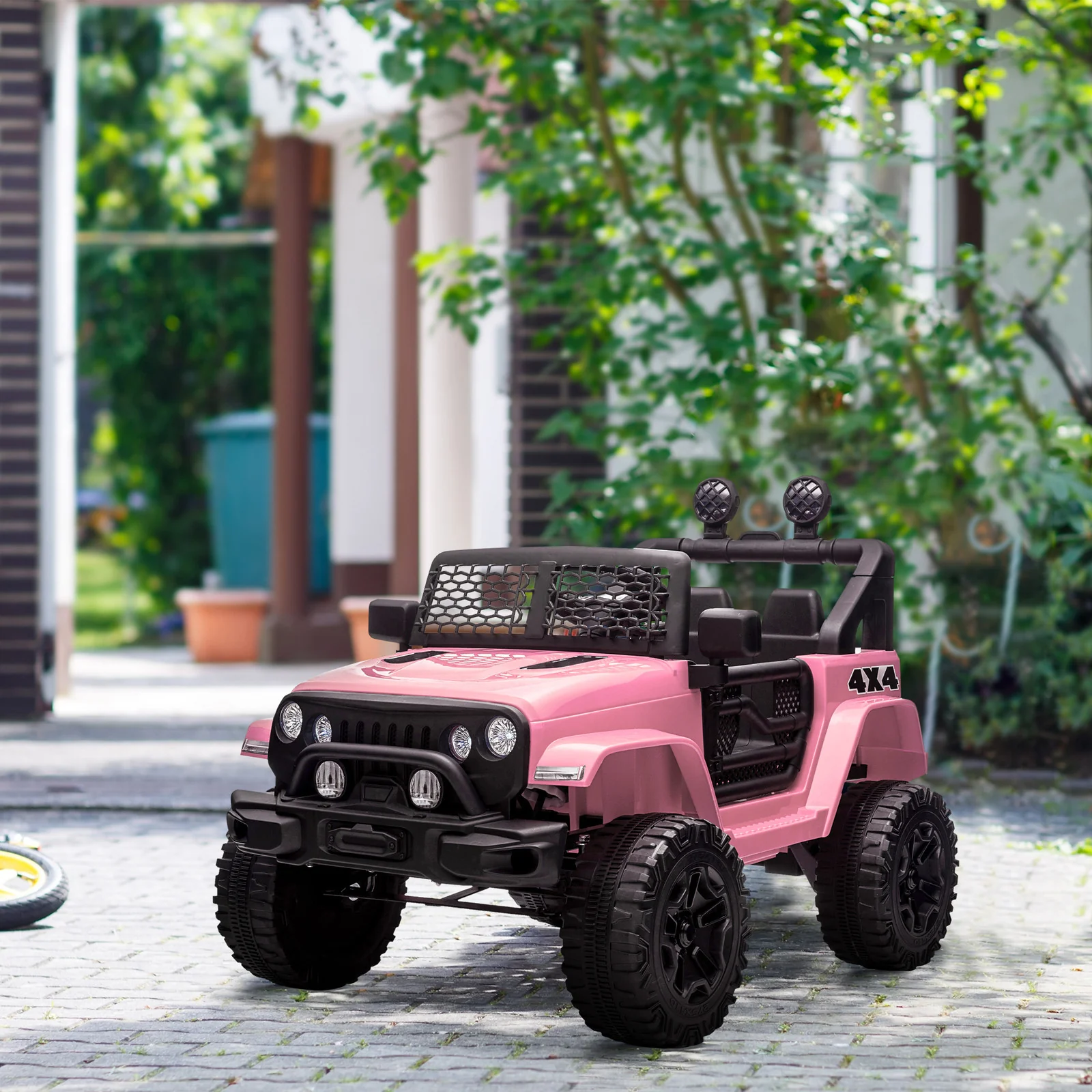 12V Battery Electric Kids Ride-On Off-Road Truck Toy with Manual and Parent Remote Control - Image 9