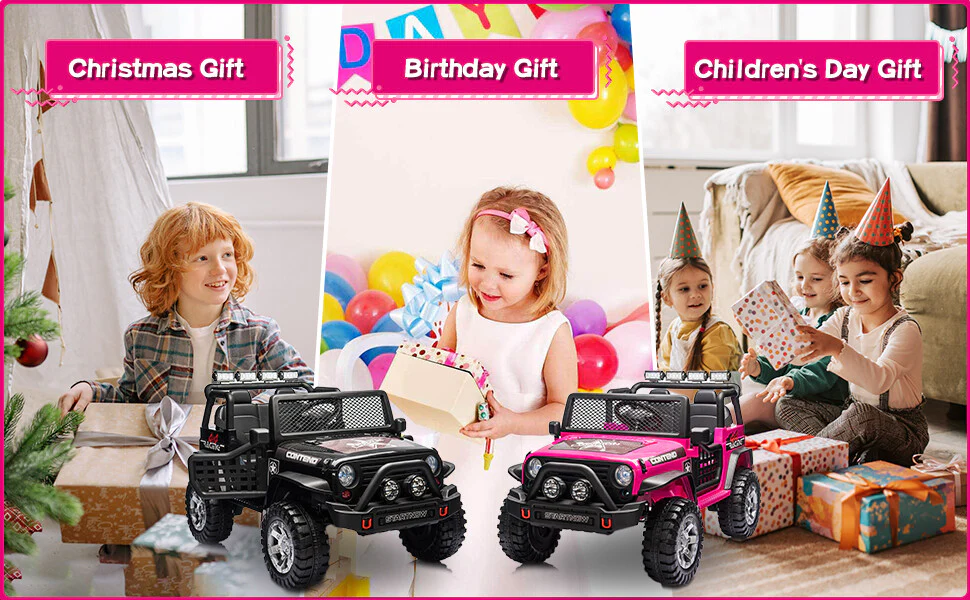 12V Electric Kids Ride-On Jeep Toy Car with USB, Bluetooth, and Remote Control - Image 15