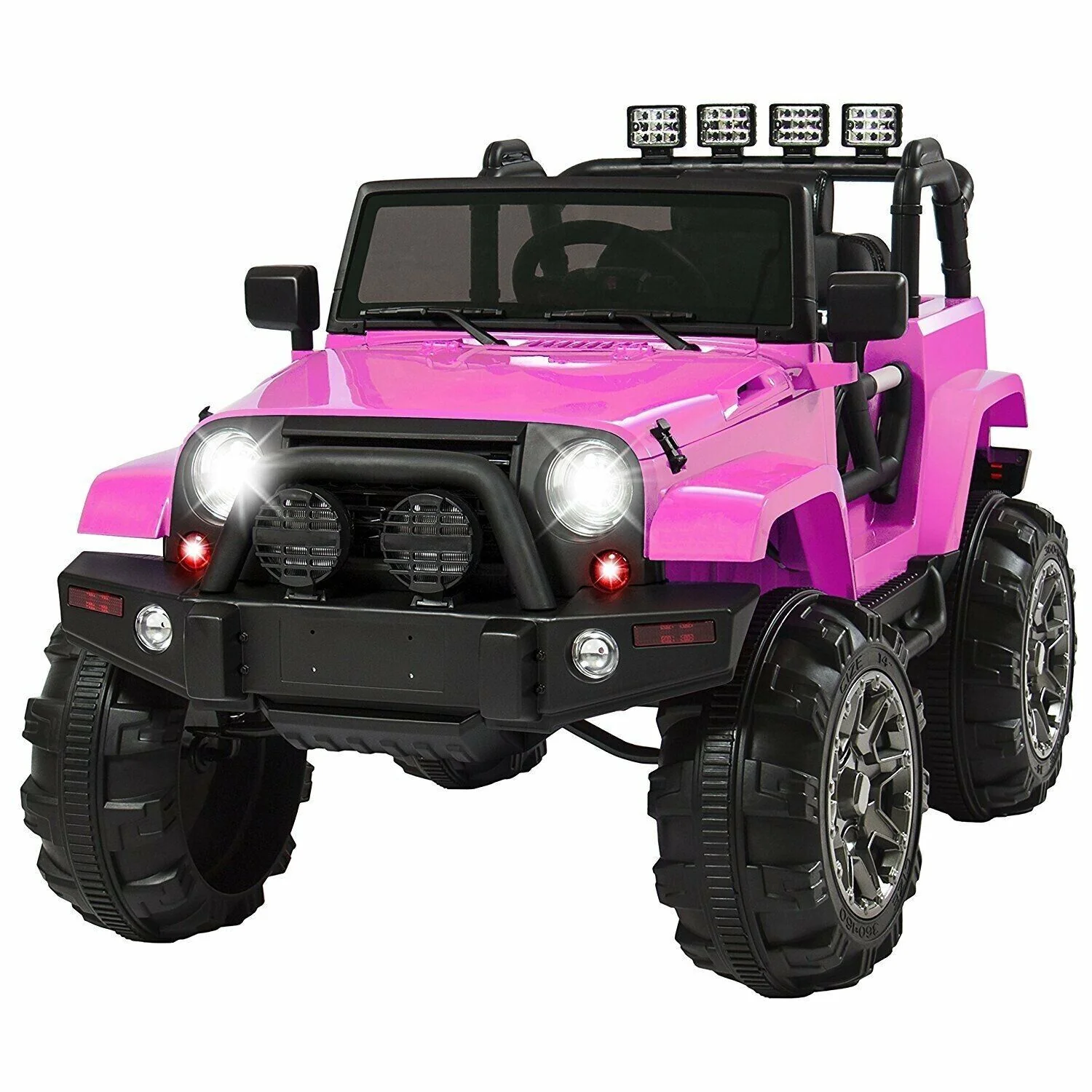 12V Battery Powered Jeep Toddler Ride On Toy with Remote Control and Lights - Image 11