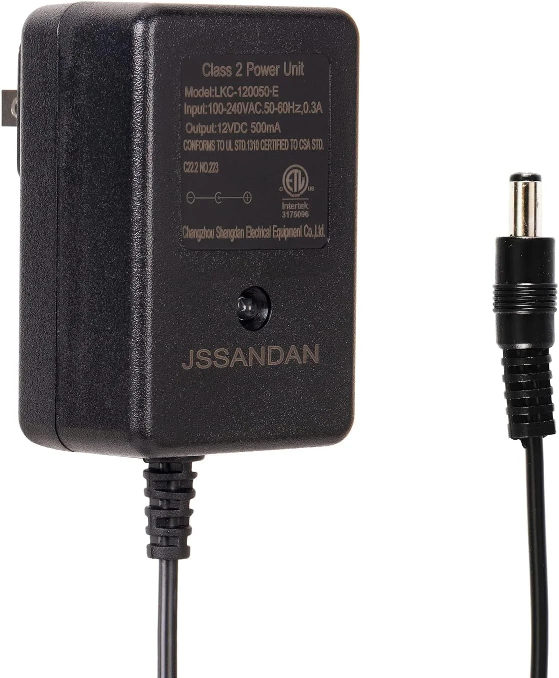 12V 500mA Black Charger for Kids Ride-On Cars and Toys
