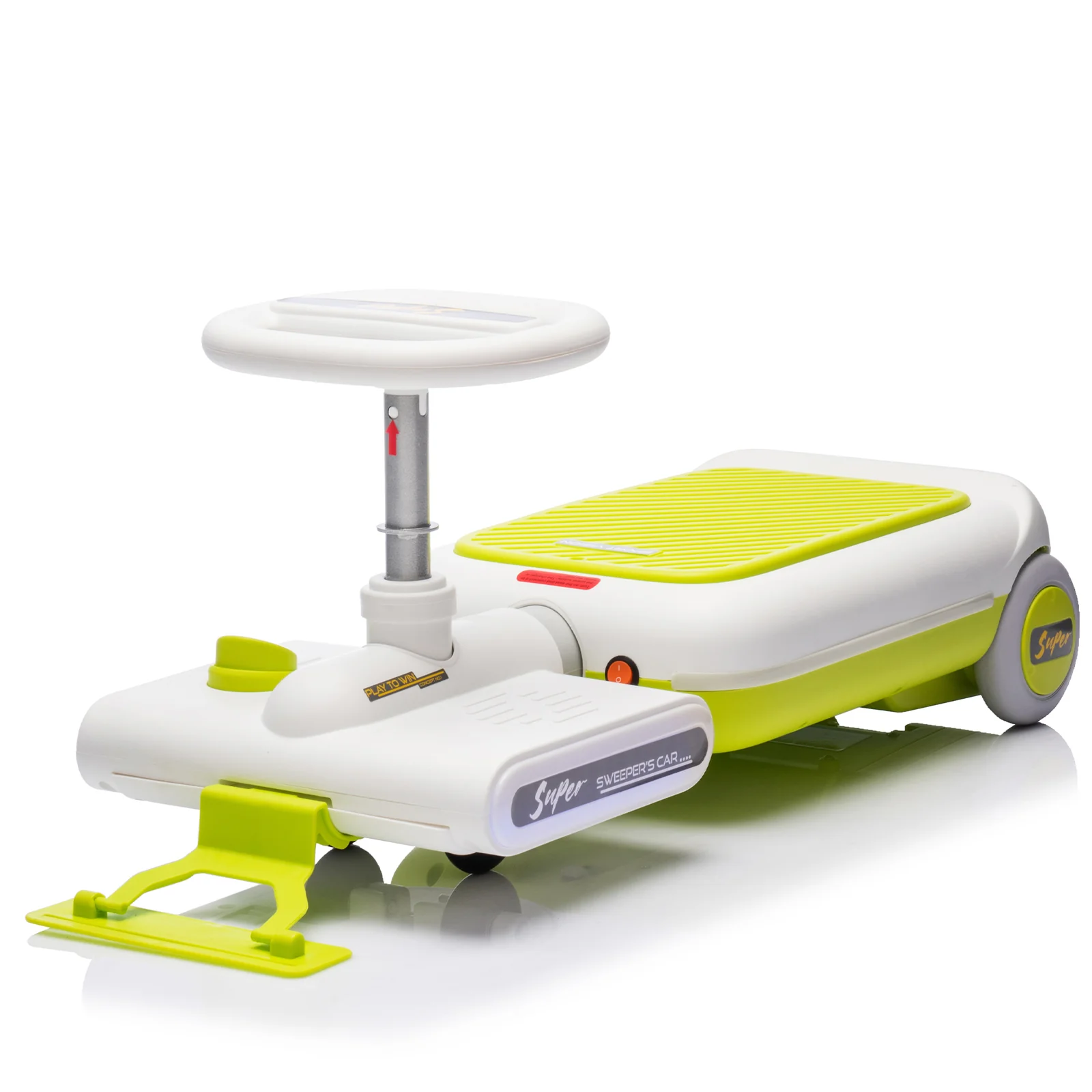 12V Kids Cleaning Go-Kart with 35W Motor and Front Mop Attachment for Easy Cleaning - Image 7