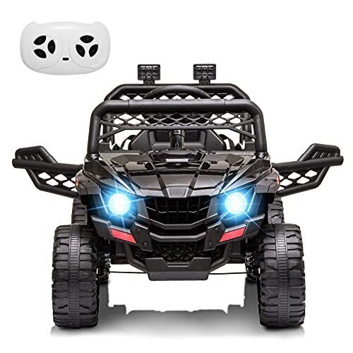 12V Electric Kids Truck Car with Remote Control, FM/LED Lights - Perfect Xmas Gift! - Image 15
