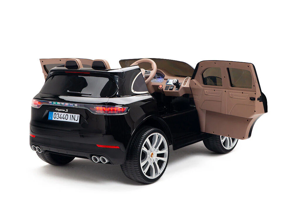 12V Electric Porsche Cayenne Children's Ride-on Car with EVA Rubber Tires - Image 10