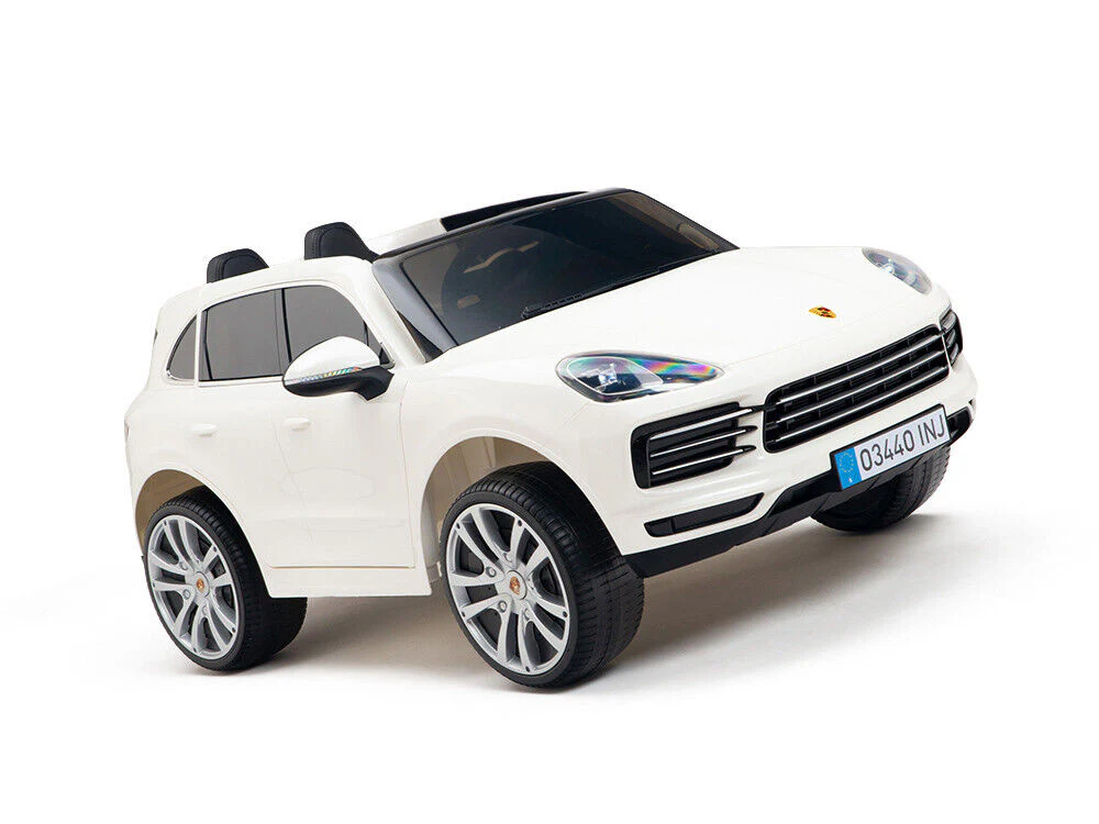12V Electric Porsche Cayenne Children's Ride-on Car with EVA Rubber Tires - Image 13