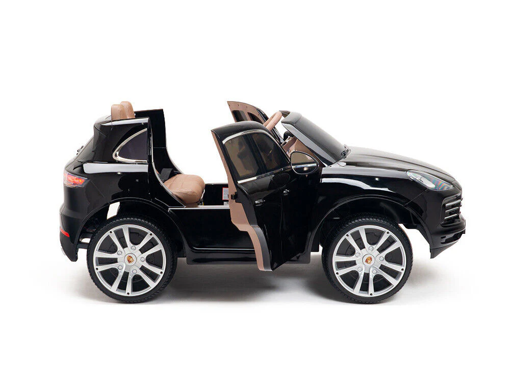 12V Electric Porsche Cayenne Children's Ride-on Car with EVA Rubber Tires - Image 7