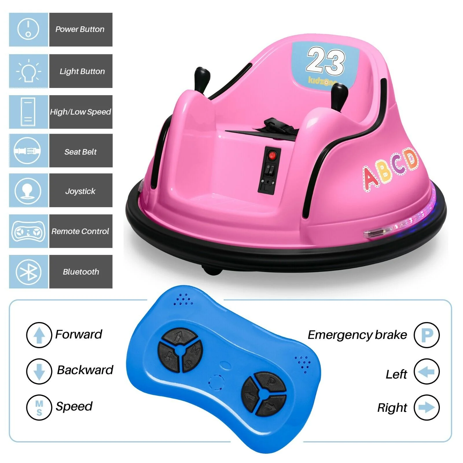 12V Electric Remote Control Bumper Car Ride-On Toy for Kids - New and Improved Version with Enhanced Safety Features - Image 16