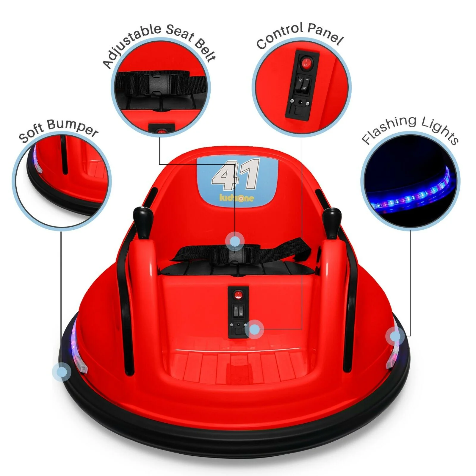 12V Electric Remote Control Bumper Car Ride-On Toy for Kids - New and Improved Version with Enhanced Safety Features - Image 4