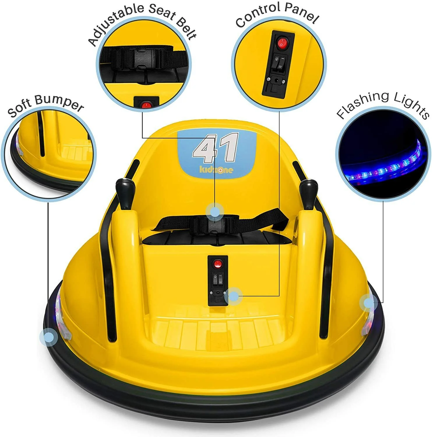 12V Electric Remote Control Bumper Car Ride-On Toy for Kids - New and Improved Version with Enhanced Safety Features - Image 9