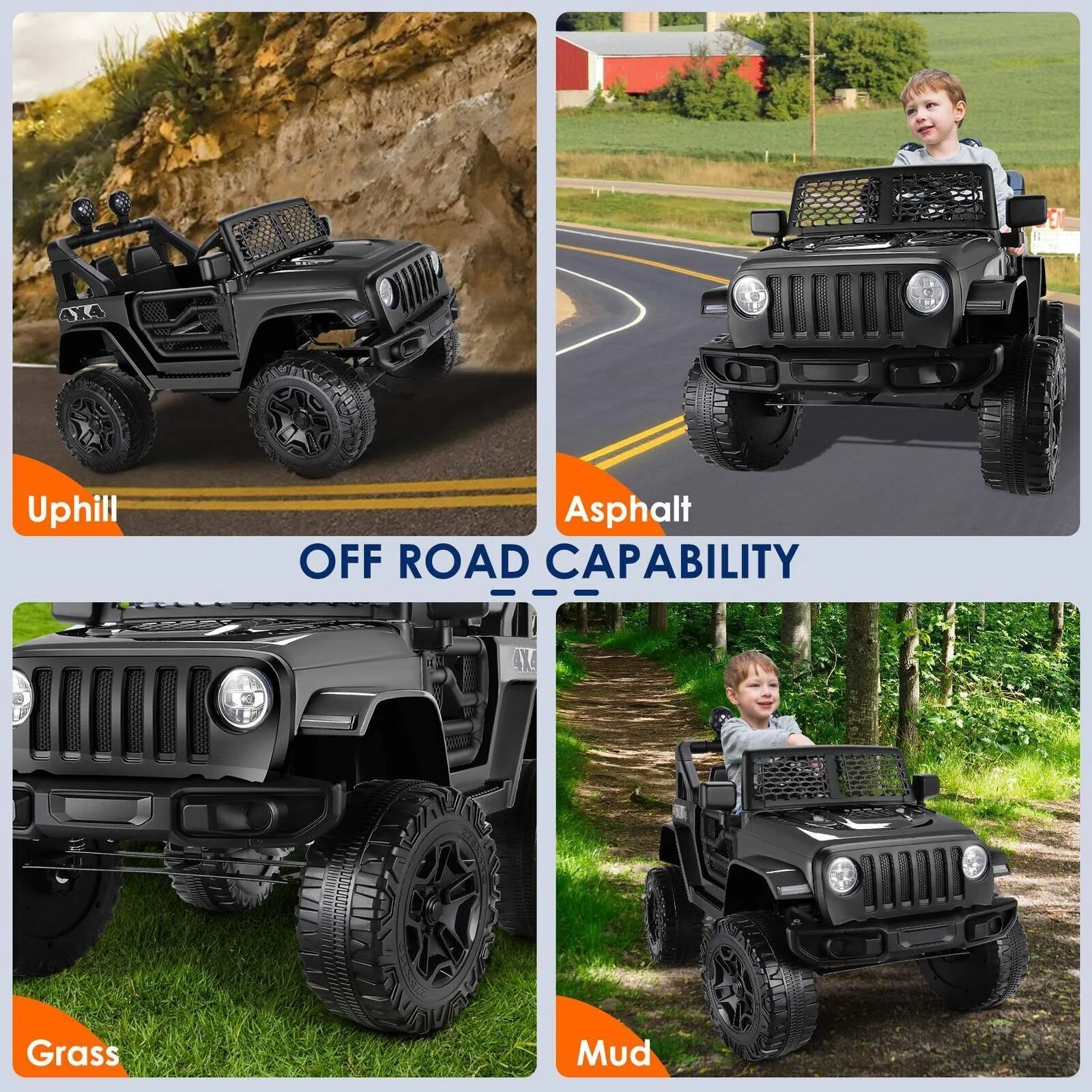 12V Electric Ride-On Car for Kids with Remote Control and 3-Speed Motor - Perfect Gift! - Image 12