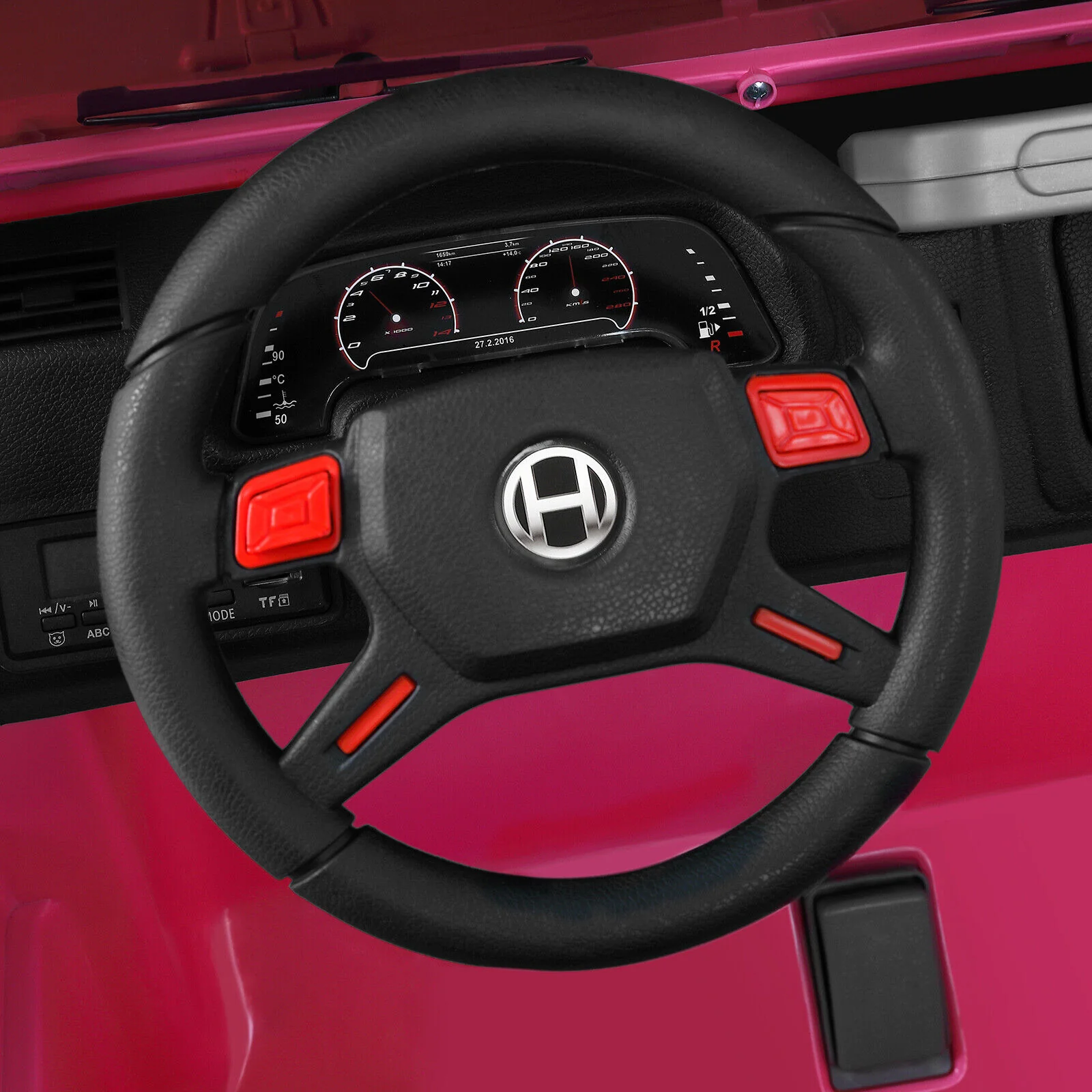 12V Electric Ride-On Car for Kids with Remote Control, MP3 Player, LED Lights, and Cover - Image 8