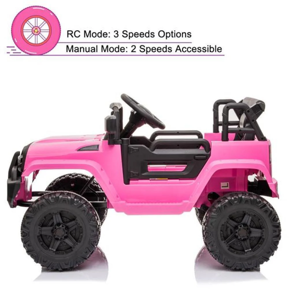 12V Electric Ride On Car Truck for Kids with Dual Drive, MP3 and USB, Remote Control Included - Image 3