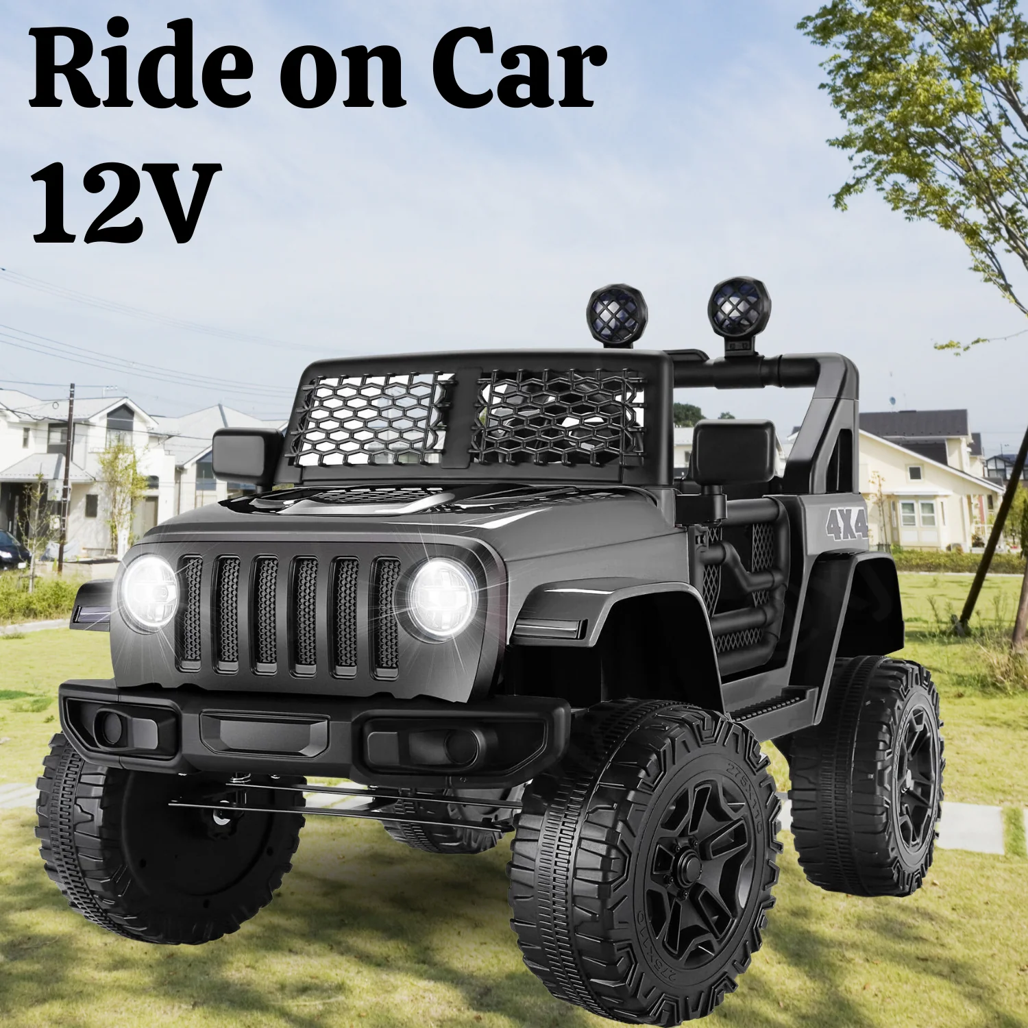 12V Electric Ride-On Car with Remote Control and MP3 Player for Kids - Image 4