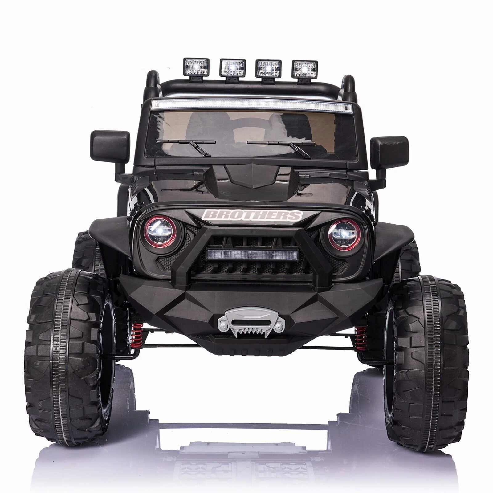 12V Electric Ride On Jeep Toy Car with USB, Bluetooth, and Remote Control for Kids - Image 5