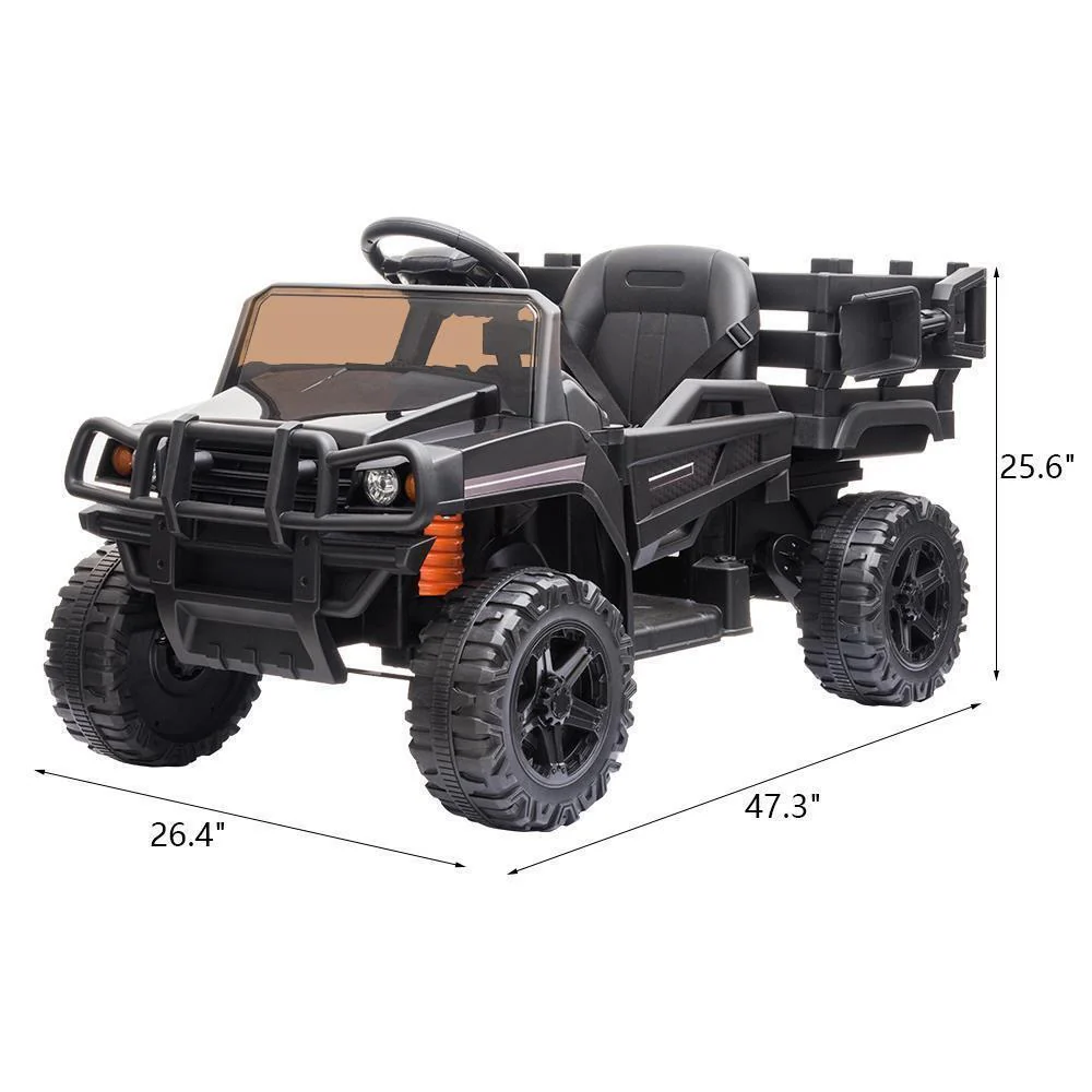 12V Electric Ride-On Tractor with Trailer and Remote Control for Kids - Image 7