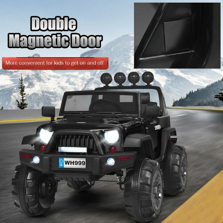 12V Electric Ride-On Truck for Kids with Remote Control and Magnetic Double Doors - Image 8