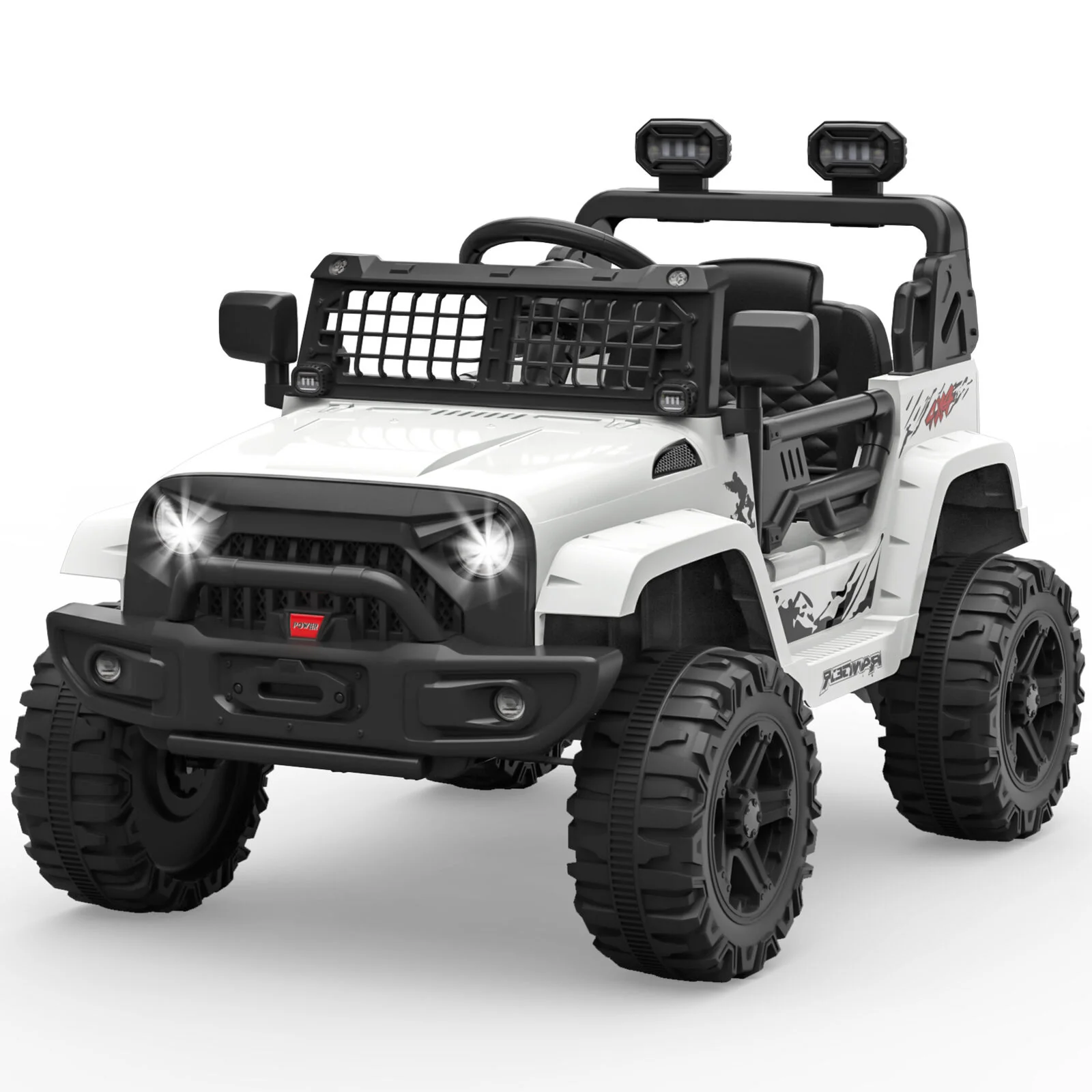 12V Electric Ride On Truck with Remote Control and LED Lights - Image 12
