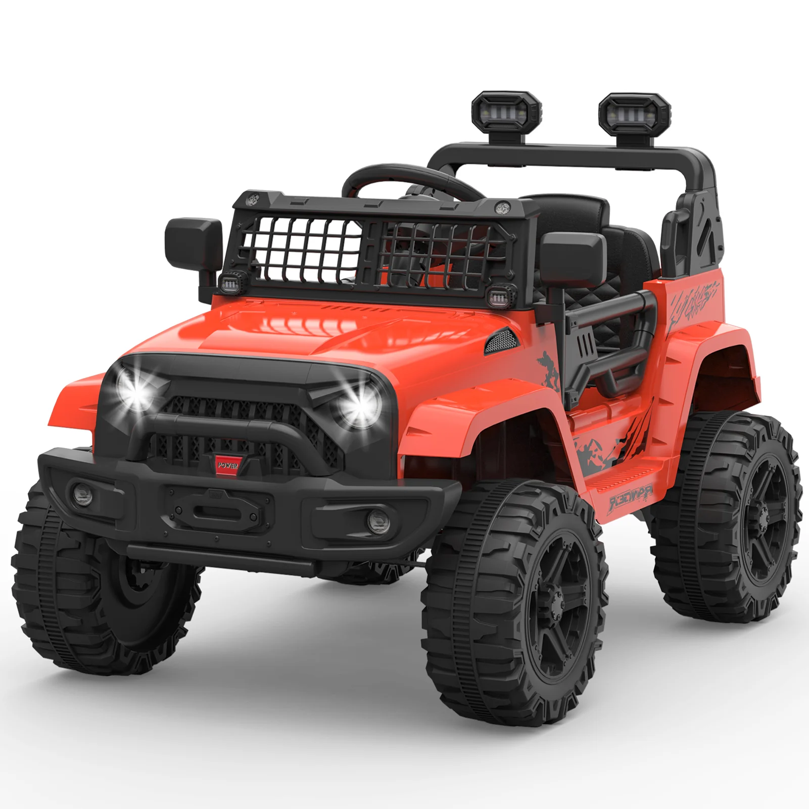 12V Electric Ride On Truck with Remote Control and LED Lights - Image 26