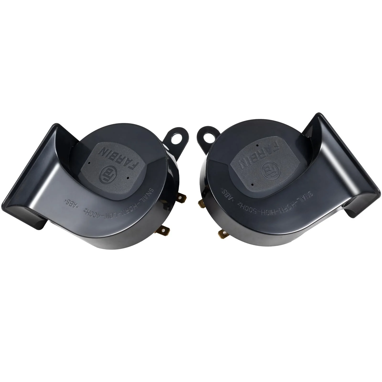 12V Electric Snail Horn 130dB Waterproof for Motorcycle Car Truck Train Black - Image 7