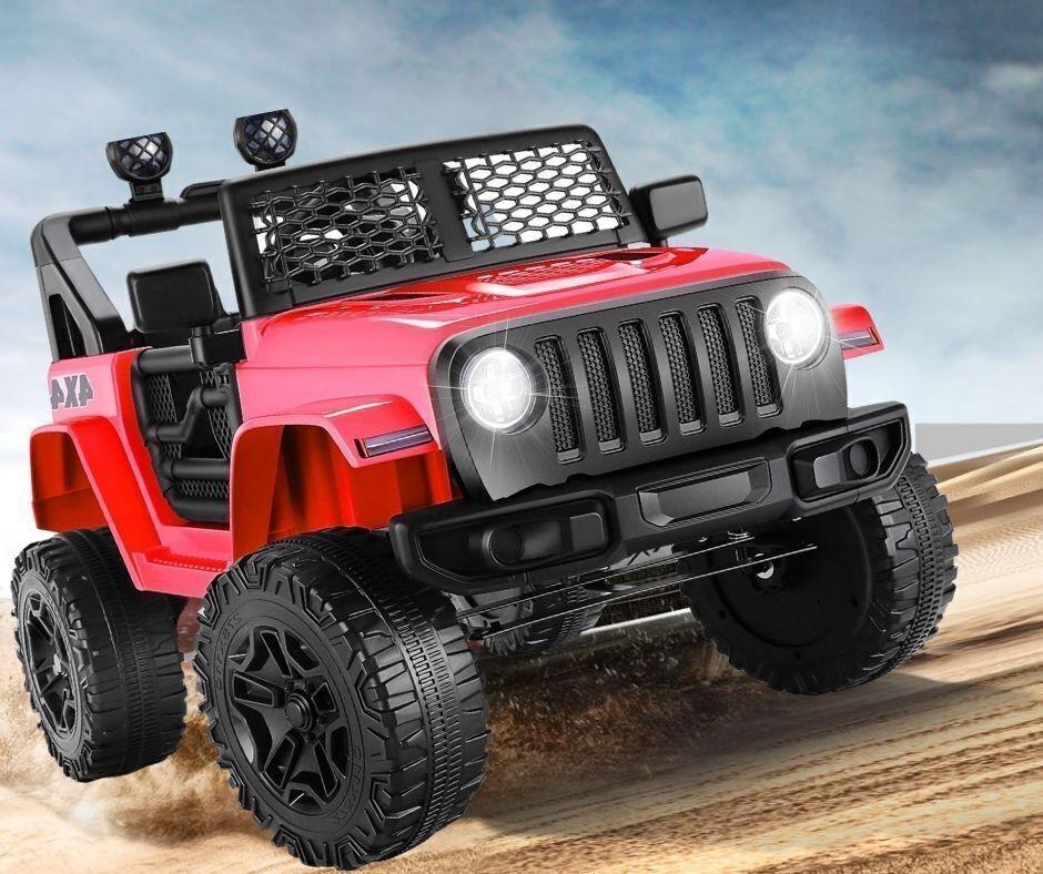 12V Jeep Car with Remote Control, MP3, LED Lights, and AUX/USB - The Perfect Electric Ride On for Kids! - Image 6