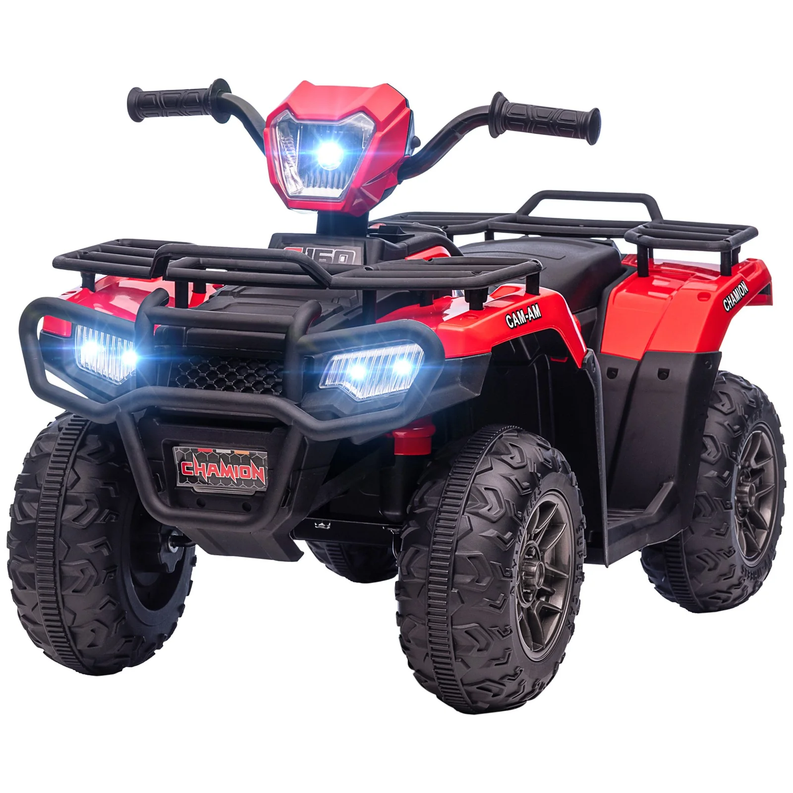 12V Battery-Powered Red Kids 4-Wheeler ATV for Ages 3-5 - Image 4