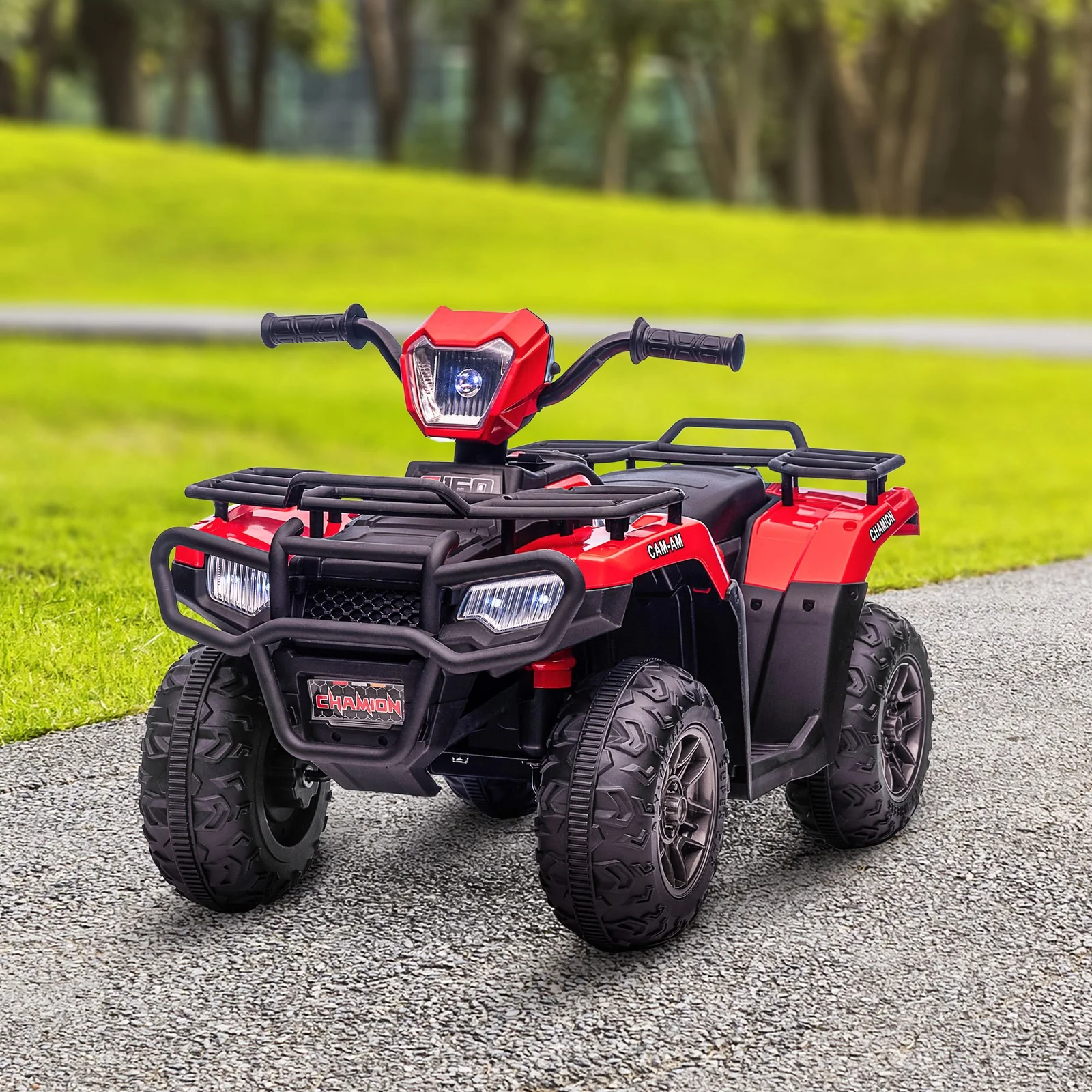 12V Battery-Powered Red Kids 4-Wheeler ATV for Ages 3-5 - Image 9