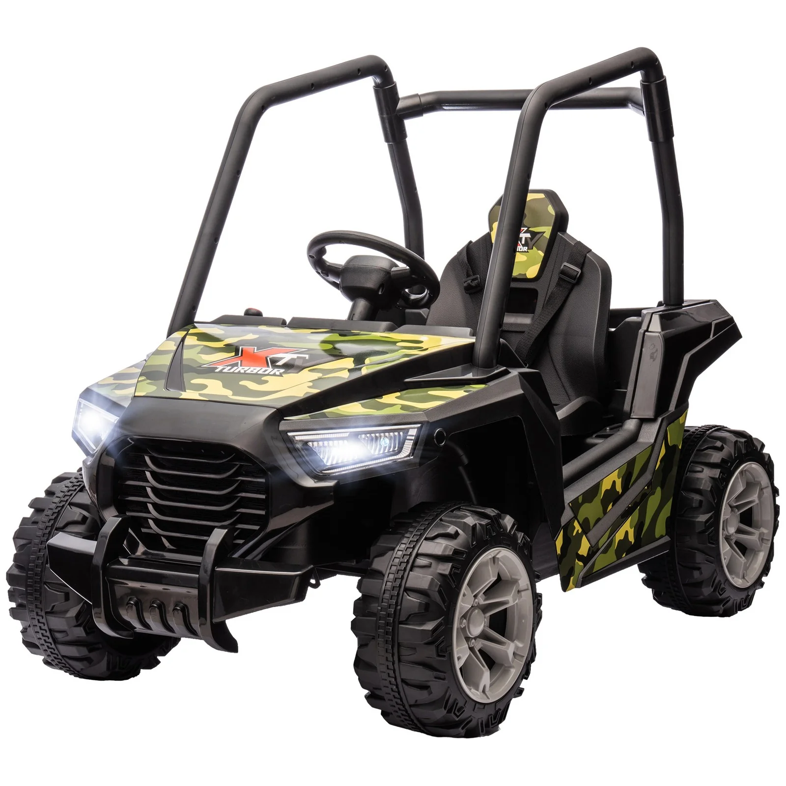 12V Kids Electric Ride-On Car with Parent Remote Control and Spring Suspension - Image 4