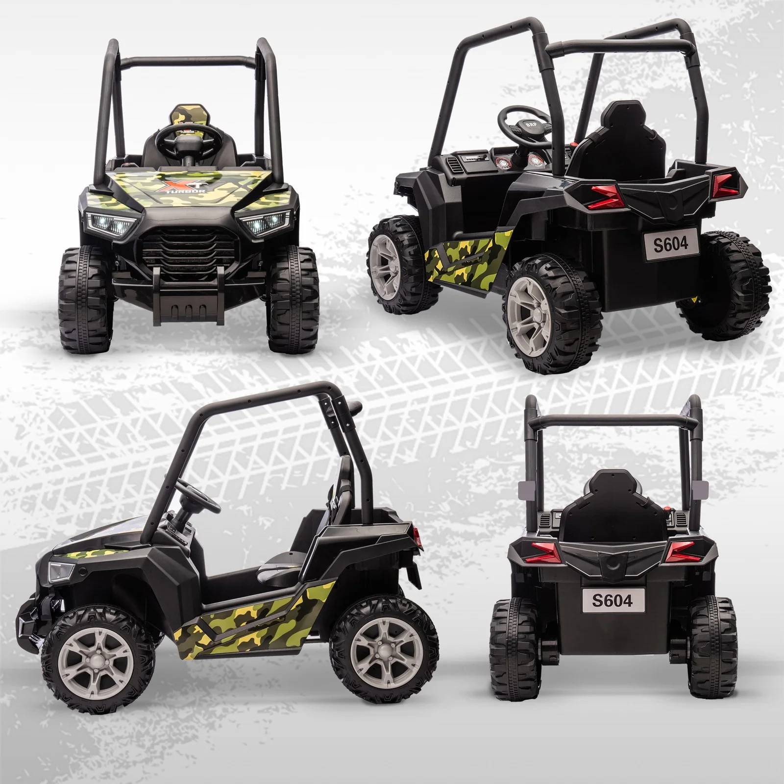 12V Kids Electric Ride-On Car with Parent Remote Control and Spring Suspension - Image 11