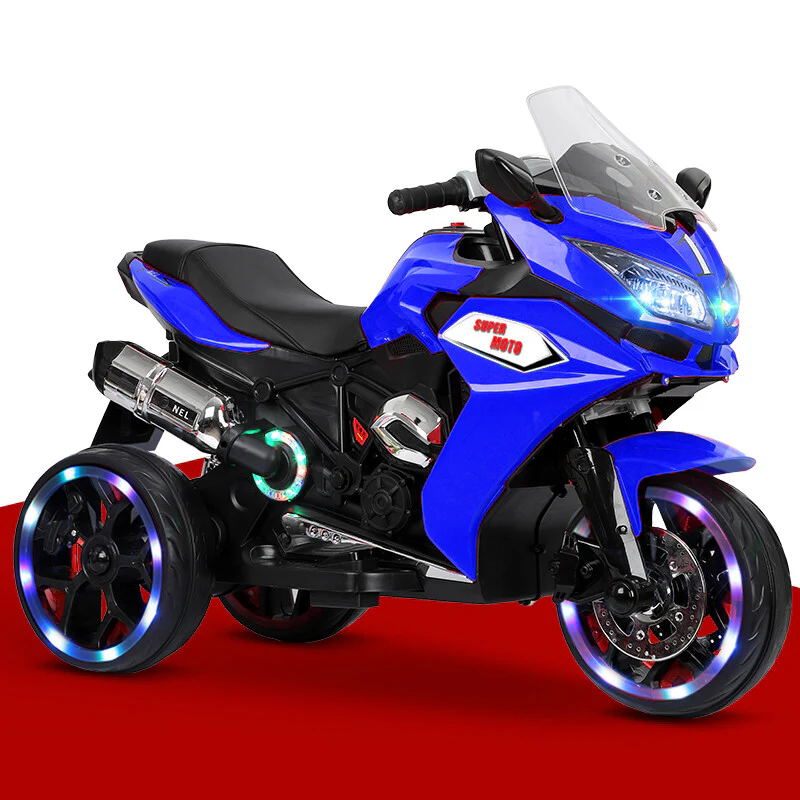 12V Kids Electric Ride-On Motorcycle with Three Lighting Wheels - Image 8