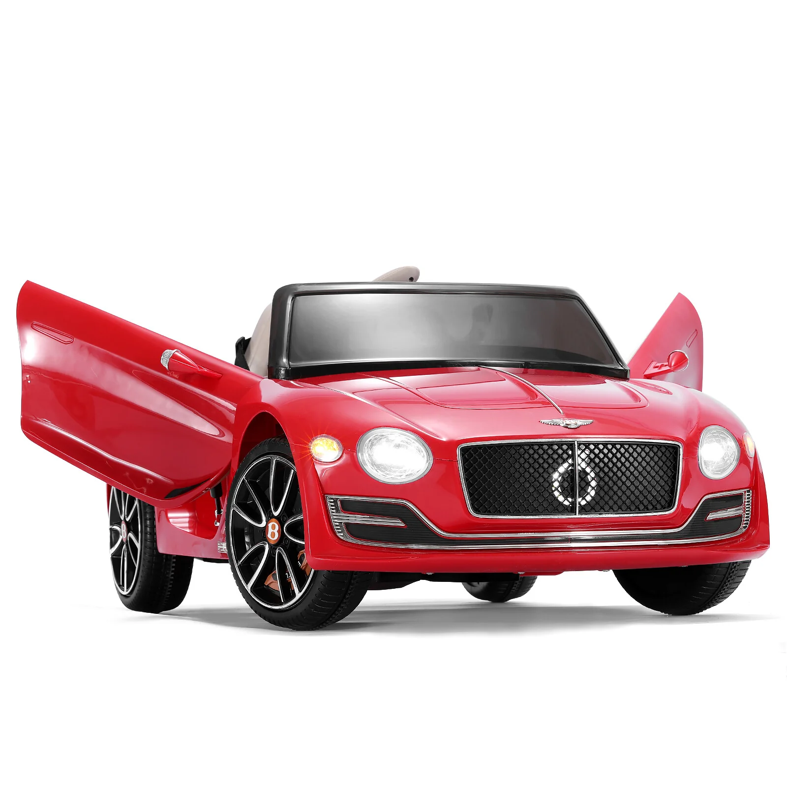 12V Kids Electric Ride-On Car Licensed Bentley Style with Remote Control and LED Lights - Image 10