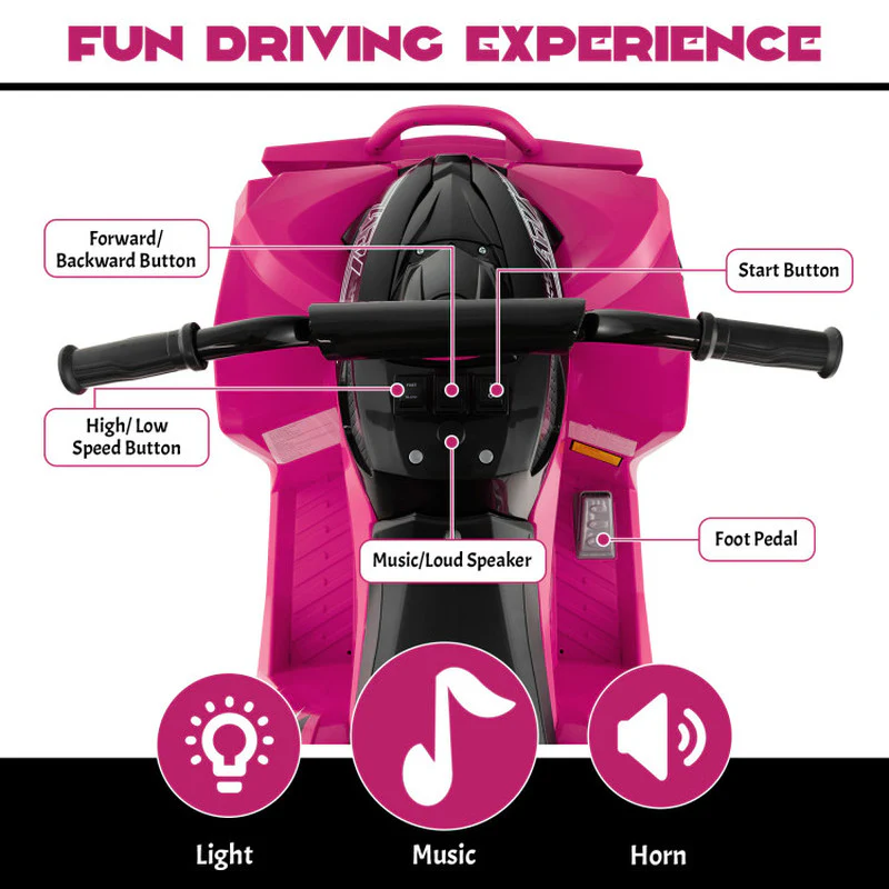 12V Kids Ride-On ATV with Adjustable Speed and Comfortable Seat - Image 7
