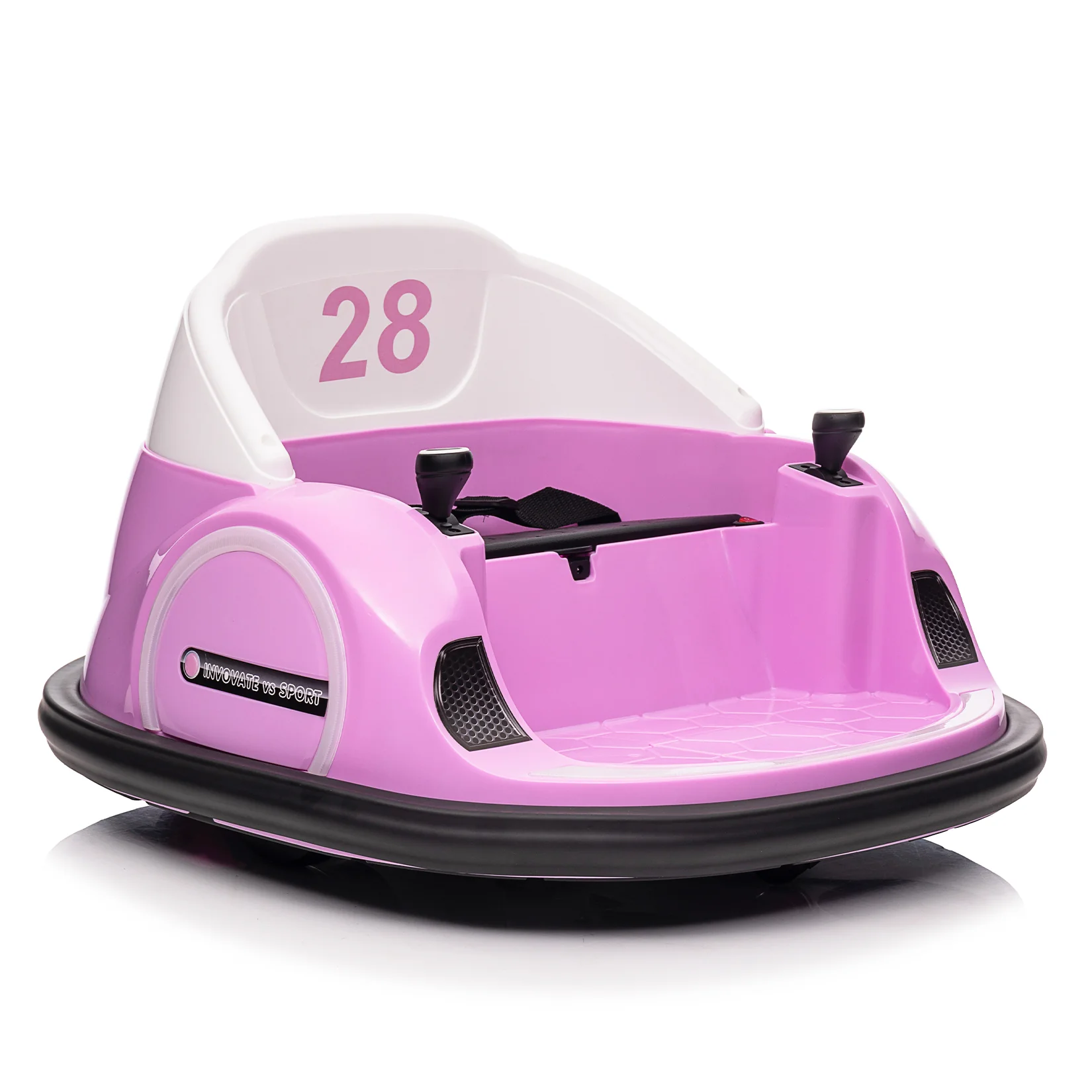 12V Kids Ride-On Bumper Car with 360 Degree Spin and Remote Control for Toddlers