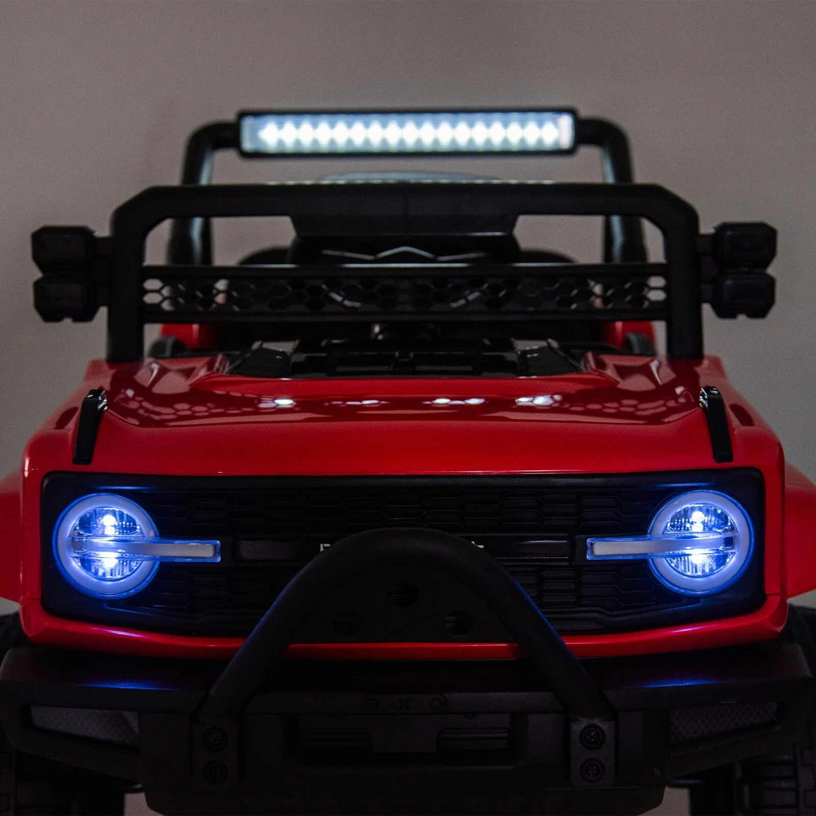 12V Electric Ride-On Jeep Truck for Kids with Remote Control and MP3 Player, Red - Image 20
