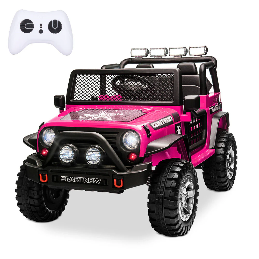 12V Electric Kids Ride-On Off-Road Jeep Truck with 2 Seats and Remote Control - Image 13