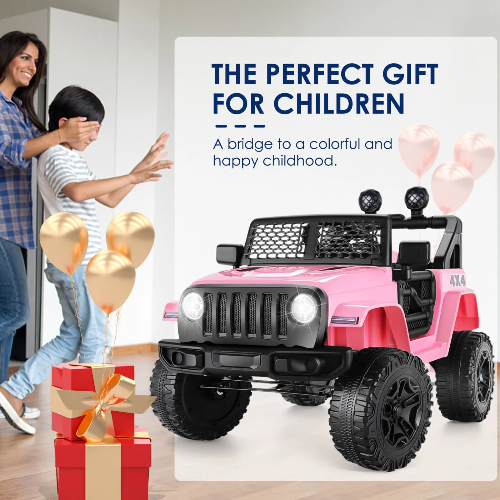 12V Kids Ride-On Car with MP3, Bluetooth, and Parental Remote Control - Image 10