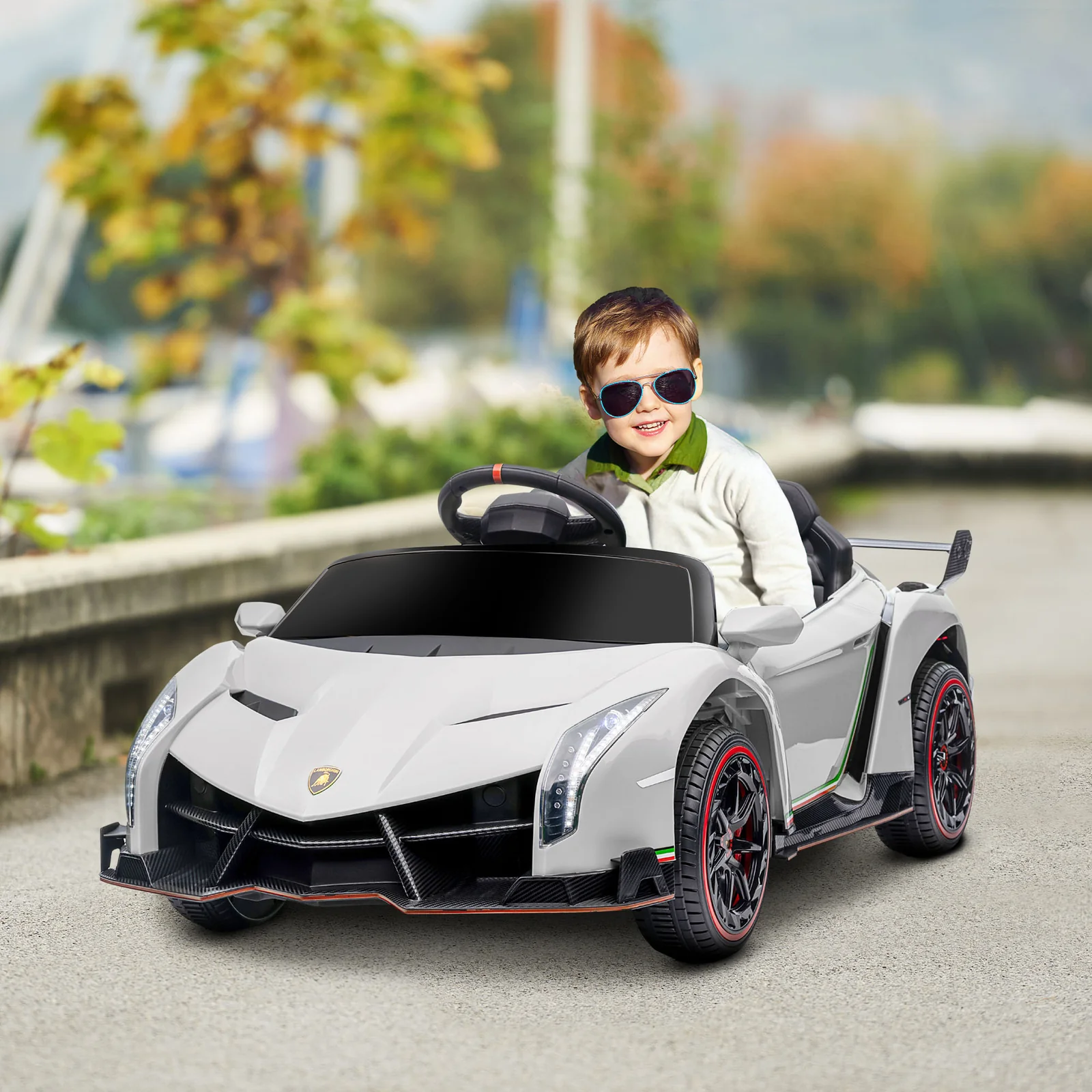 12V Electric Ride-On Toy Car with Remote Control for Toddlers Ages 3-6 - Image 2