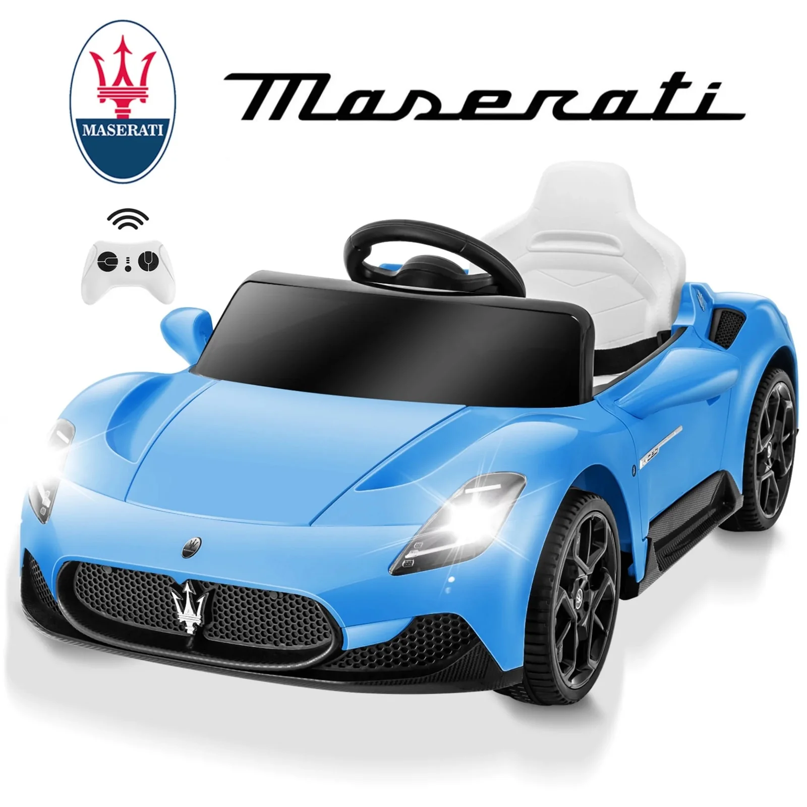 12V Electric Licensed Maserati Ride-On Car for Toddlers