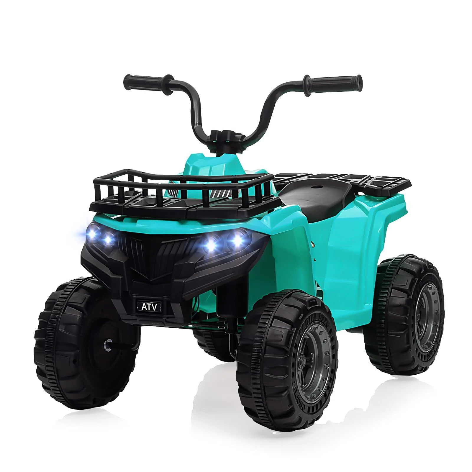 12V Kids Electric Ride-On 4-Wheeler ATV Quad with LED Lights and 1.8 MPH Speed - Image 11