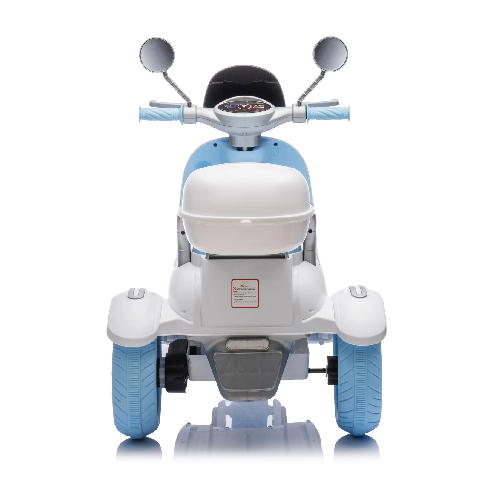 12V Kids Electric Ride-On Motorcycle Toy with 3 Wheels and Slow Start Safety Feature - Image 3