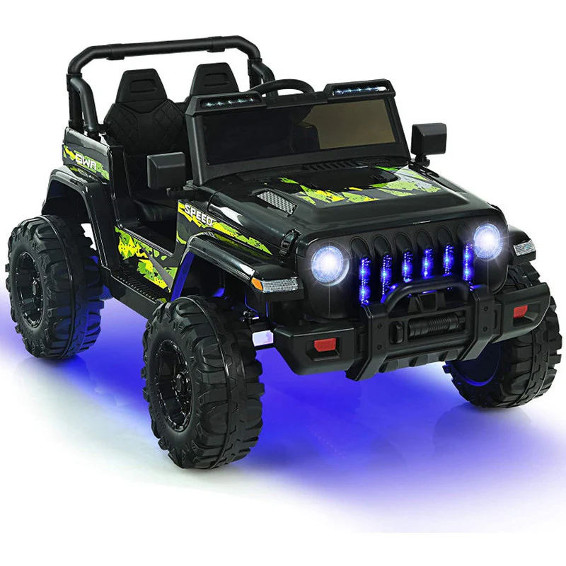12V Kids Ride-On Jeep with Remote Control for Safe and Fun Outdoor Play