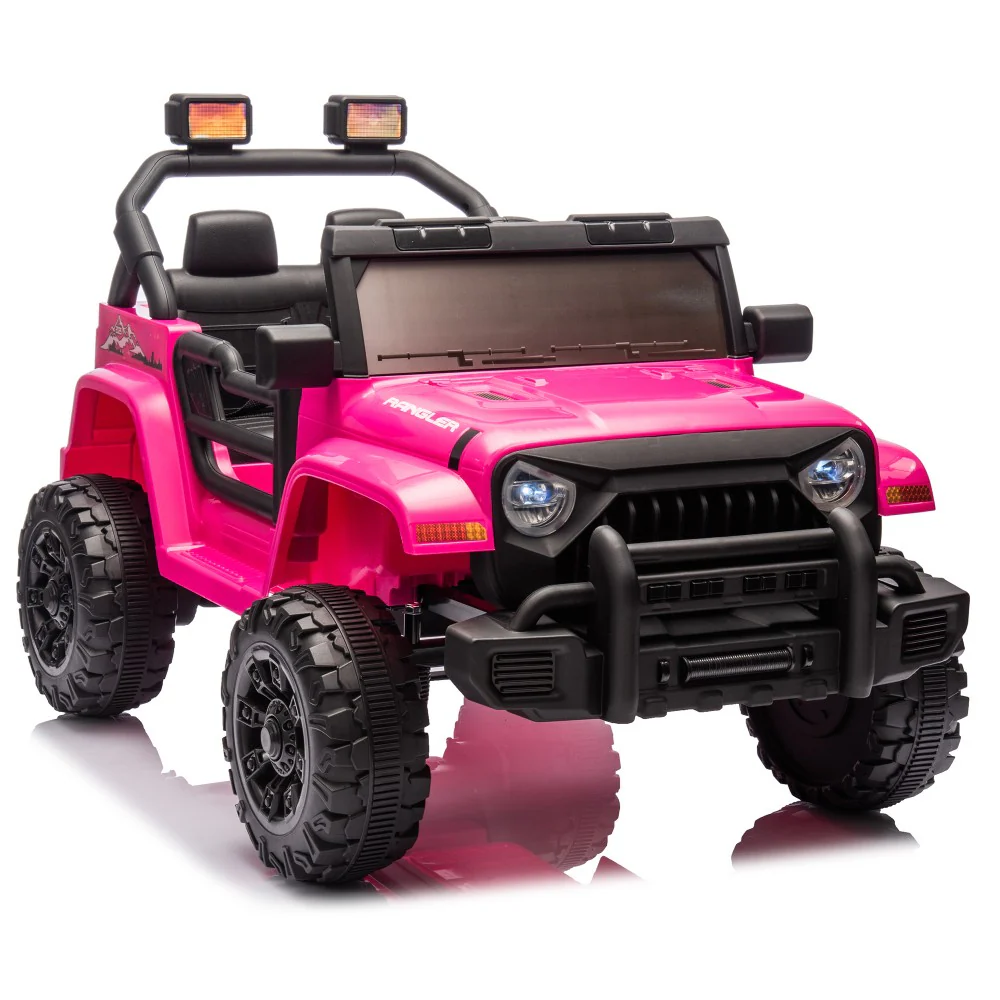 12V Kids Electric Ride-On Jeep Car with Battery, Remote Control, and LED Lights - Image 6