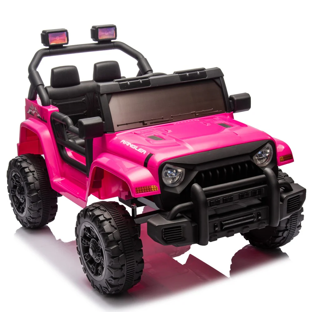 12V Kids Electric Ride-On Jeep Car with Battery, Remote Control, and LED Lights - Image 7