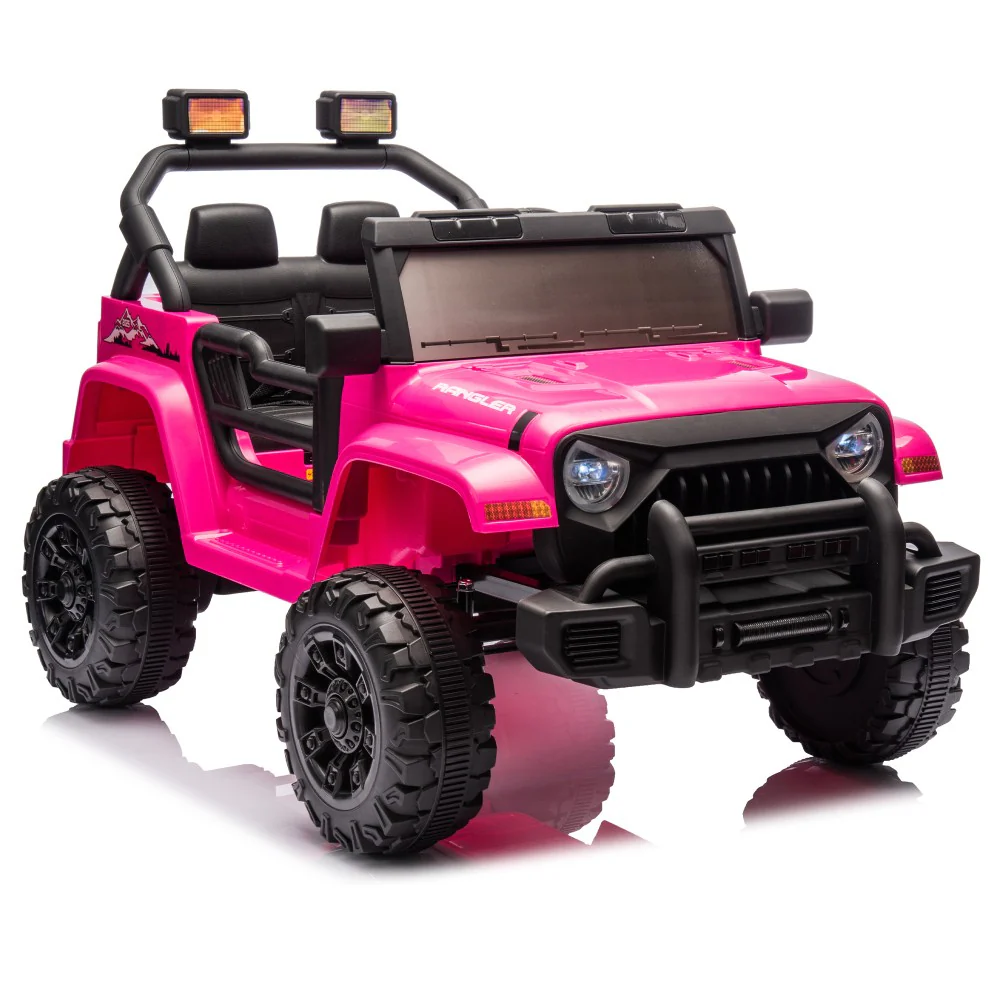 12V Kids Electric Ride-On Jeep Car with Battery, Remote Control, and LED Lights - Image 8