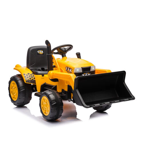 12V Battery-Powered Kids Ride-On Electric Excavator Tractor with Digging Handle - Image 13