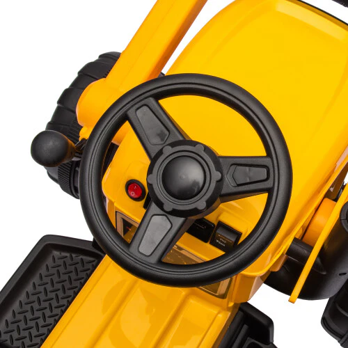 12V Battery-Powered Kids Ride-On Electric Excavator Tractor with Digging Handle - Image 18