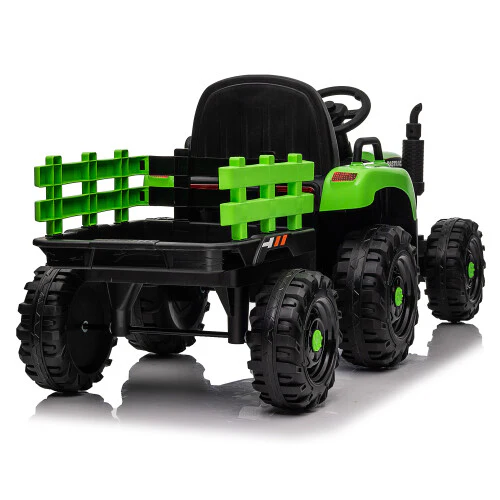 12V Battery-Powered Kids Ride-On Tractor with Trailer, Remote Control, and 3-Speed Settings - Image 13